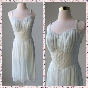 Vintage Light Blue Dress